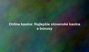 Online Kasína v Slovenskej Republike
